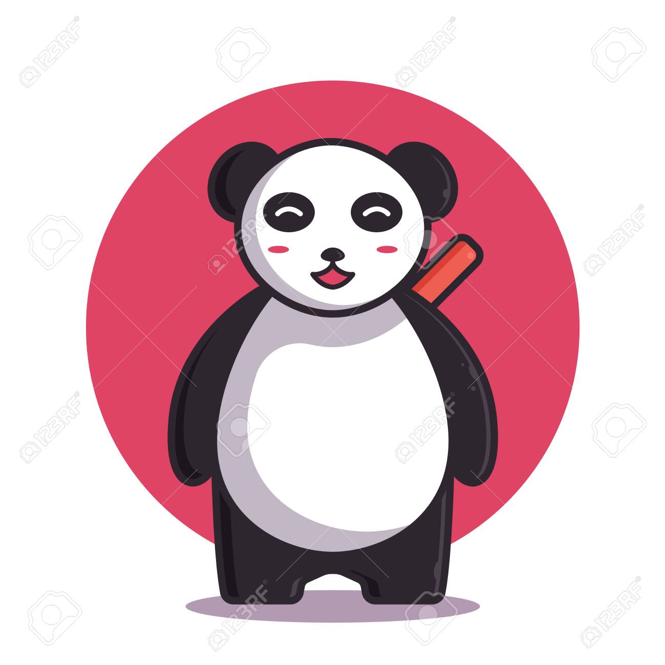 Desenhos animados Ninja ilustração do vetor. Ilustração de cara
