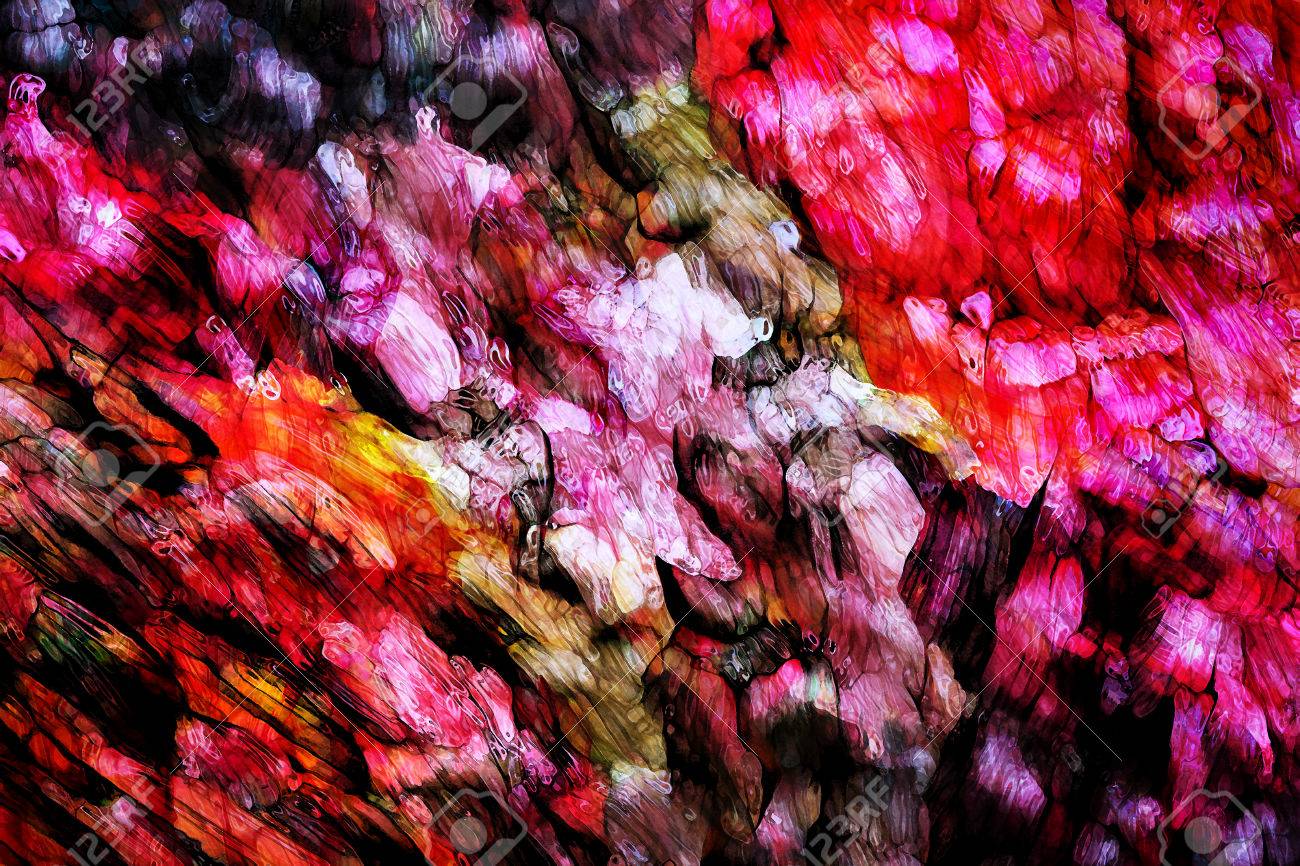 赤と紫の色の赤のアート抽象的なグラフィック積極的なグランジ背景 の写真素材 画像素材 Image