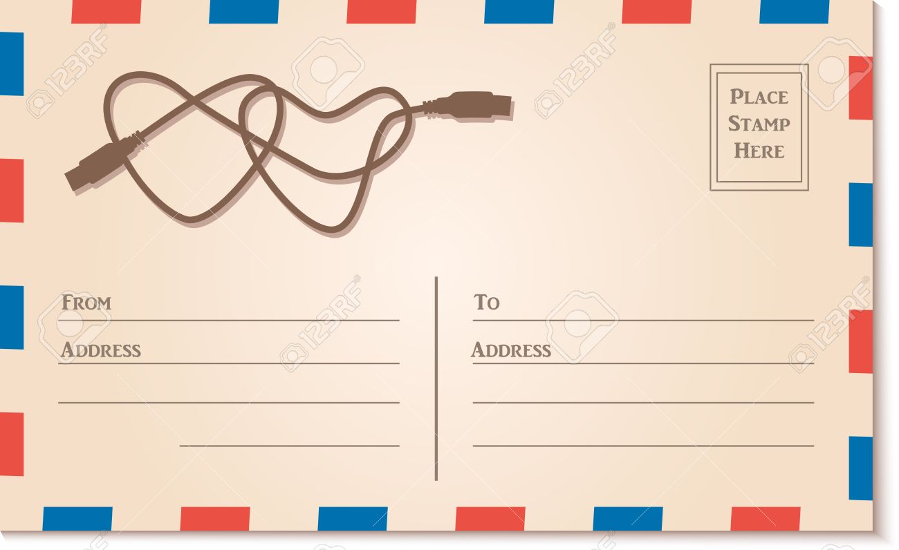 postcard format