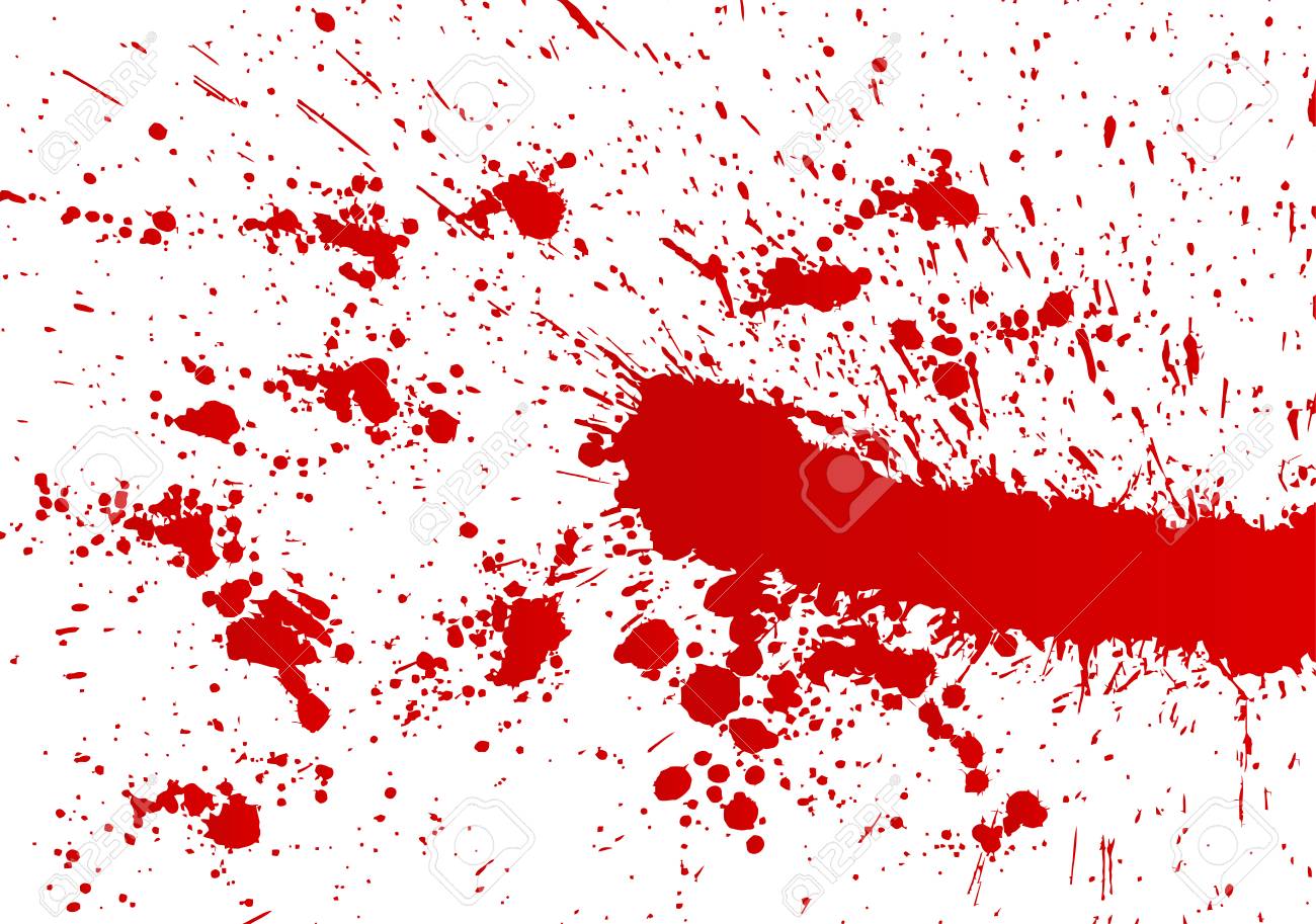Blood Splashes Hand Made Tracing From Sketch Vector Illustration Royalty Free Cliparts Vectors And Stock Illustration Image