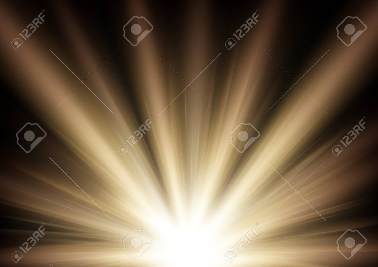 light shining on clipping
