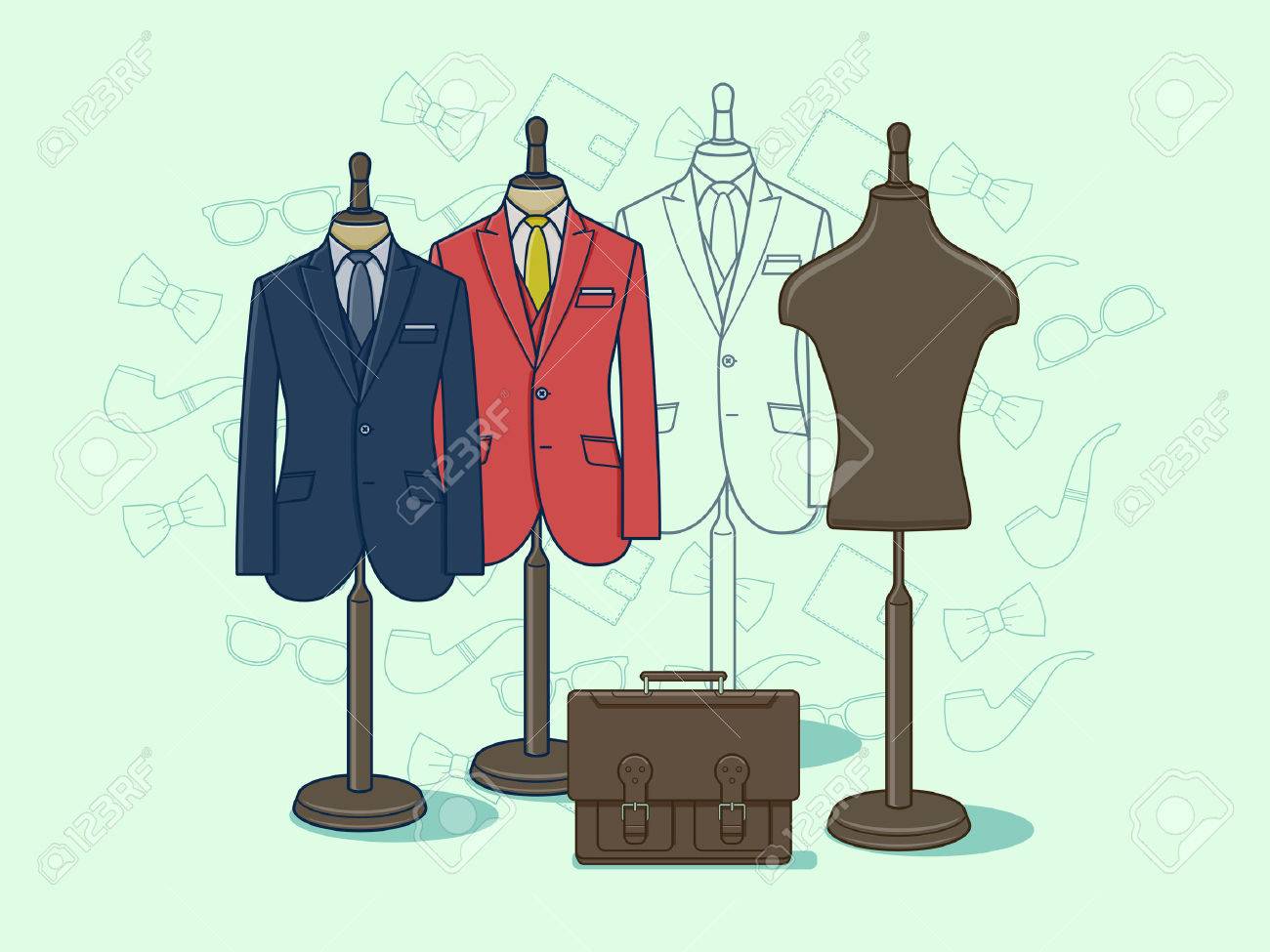 Mannequin For Clothes Fashion Clothing On Dummy For Retail Illustration Royalty Free Cliparts Vectors And Stock Illustration Image