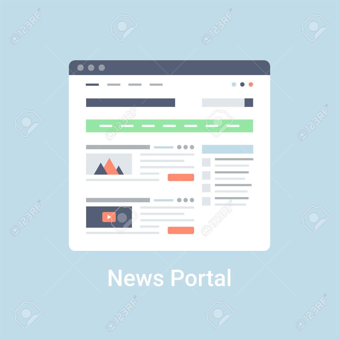 web wireframe template