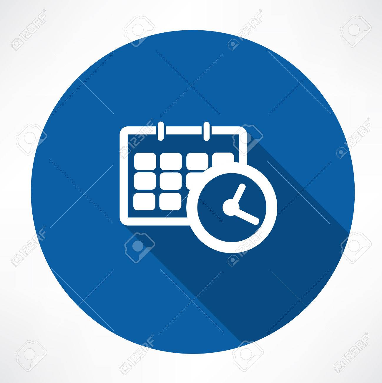 calendar with clock icon - 32482226 calendar with clock icon - 32482226