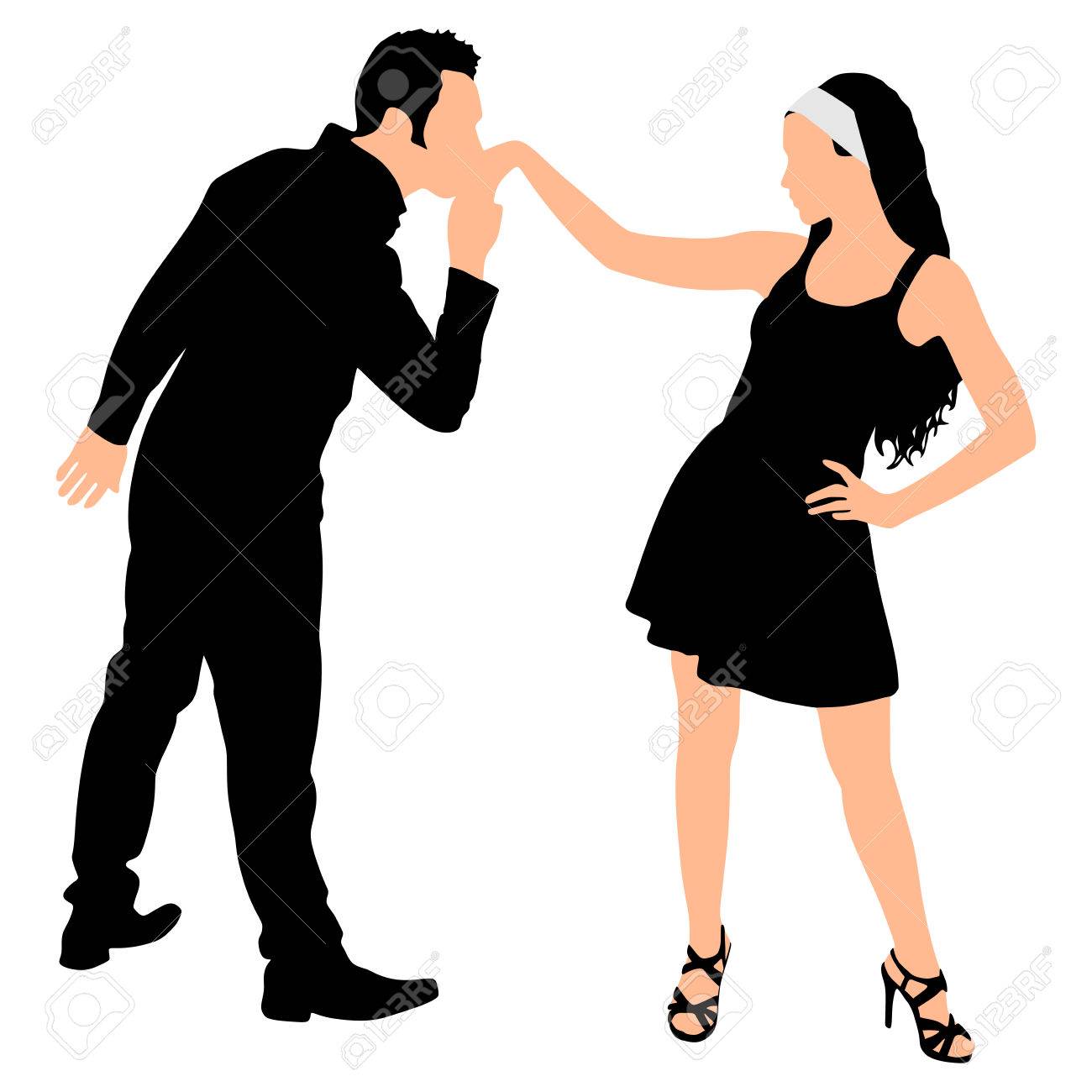 Why man kiss woman hand