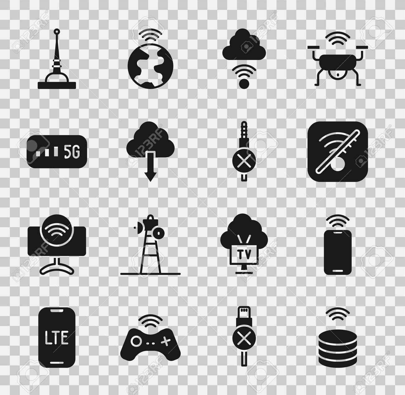 Set Smart Data Server, Mobile With Wi-Fi Wireless, No Wi-Fi.