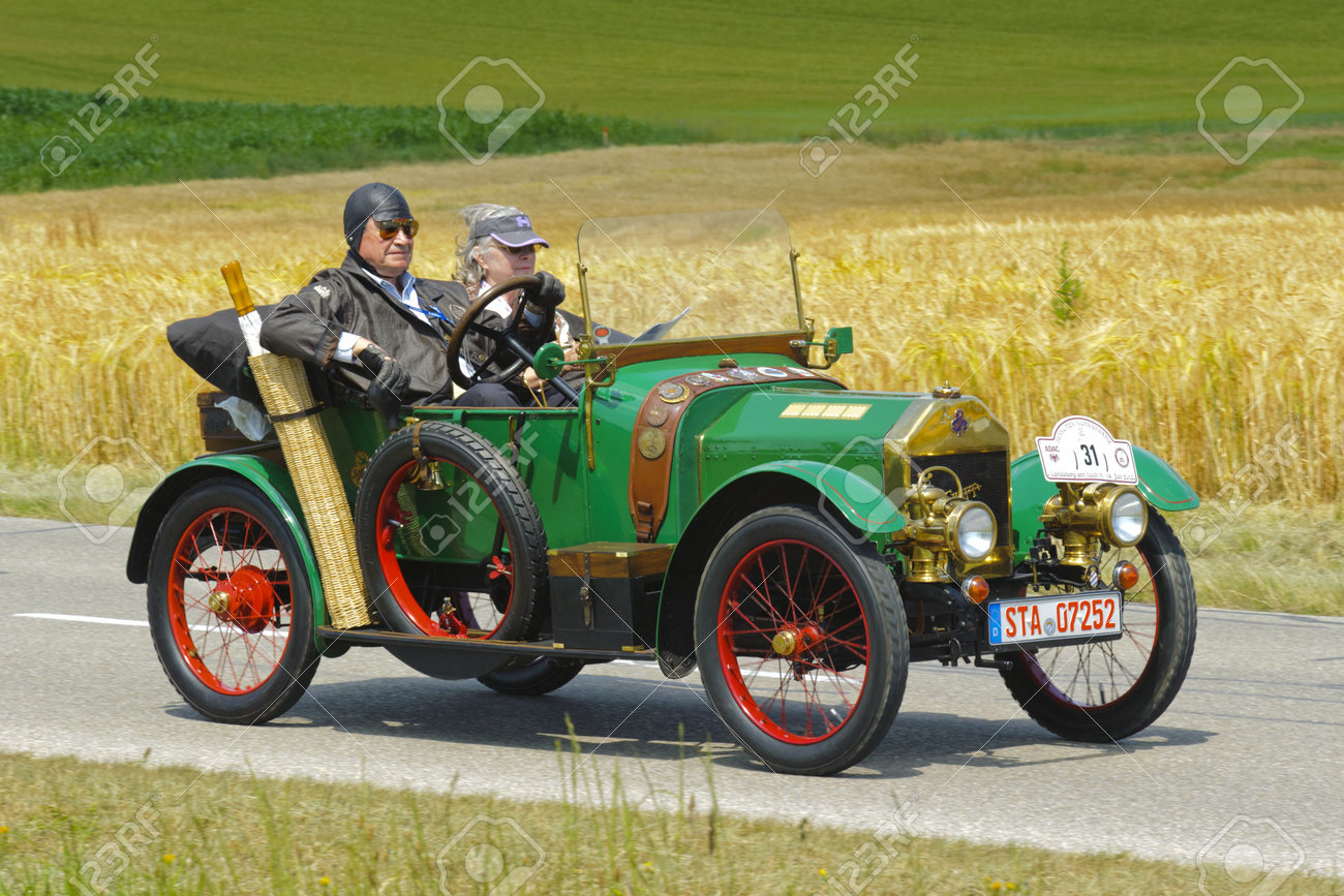Landsberg Germany July 13 Oldtimer Rallye For At Least 80 Stock Photo Picture And Royalty Free Image Image 21008387