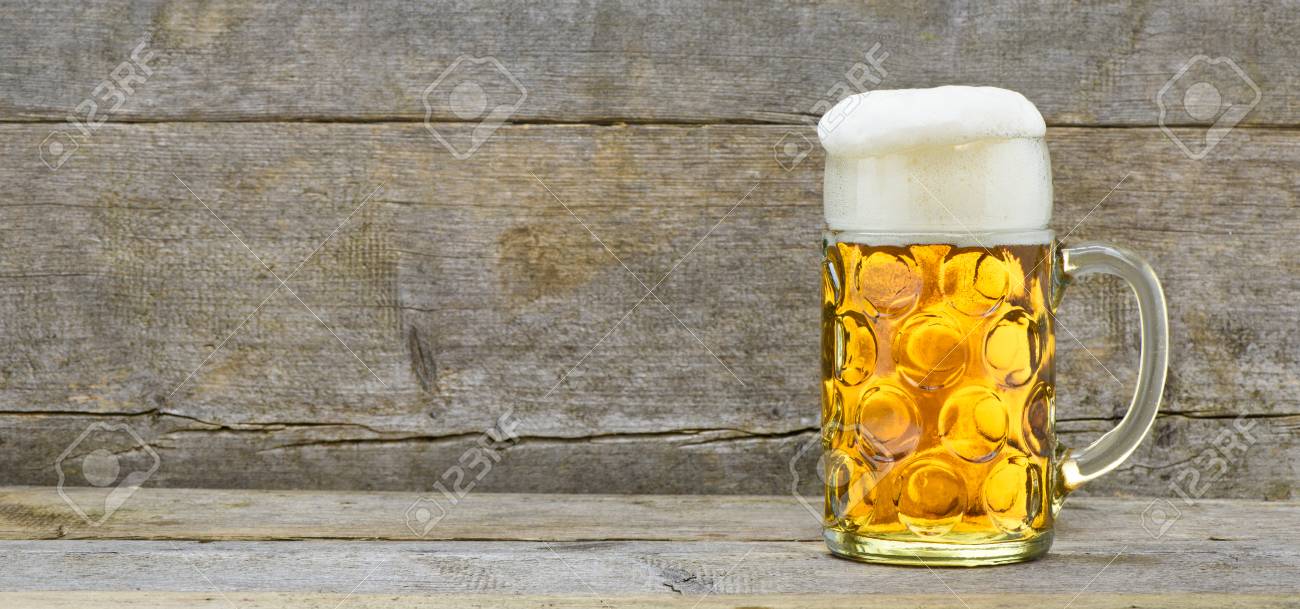 big beer mug at