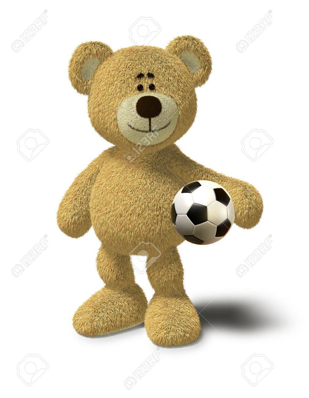 soccer teddy bear