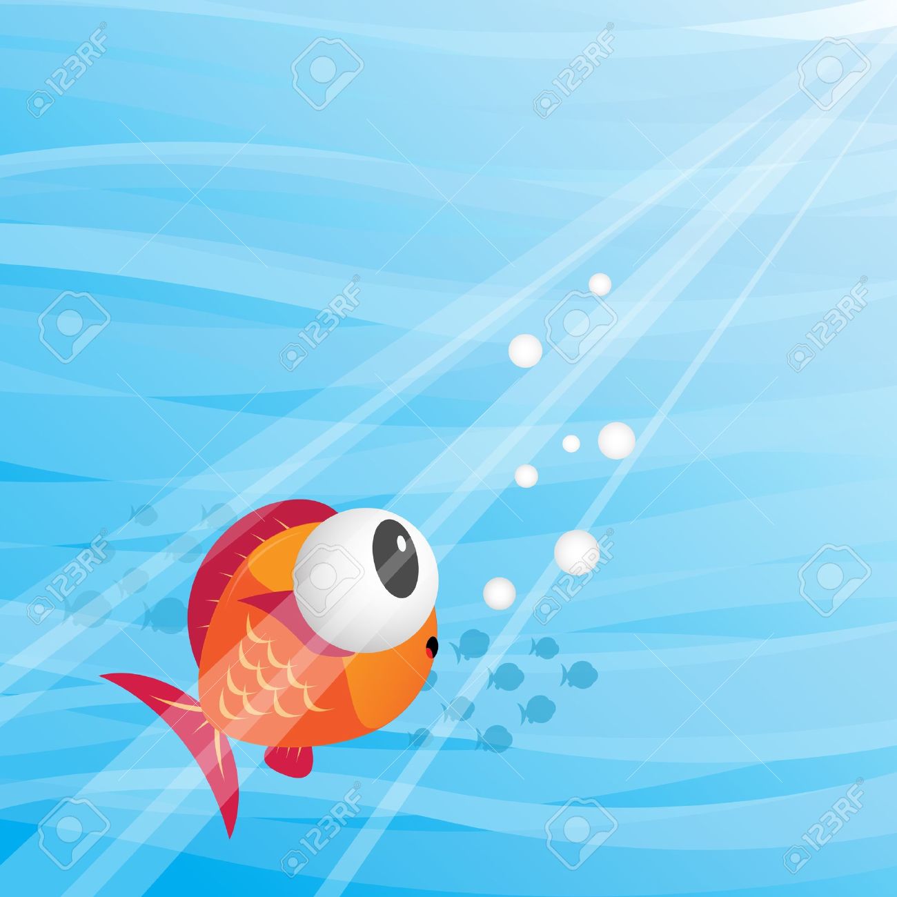 Fish Fish Under The Sea Clipart
