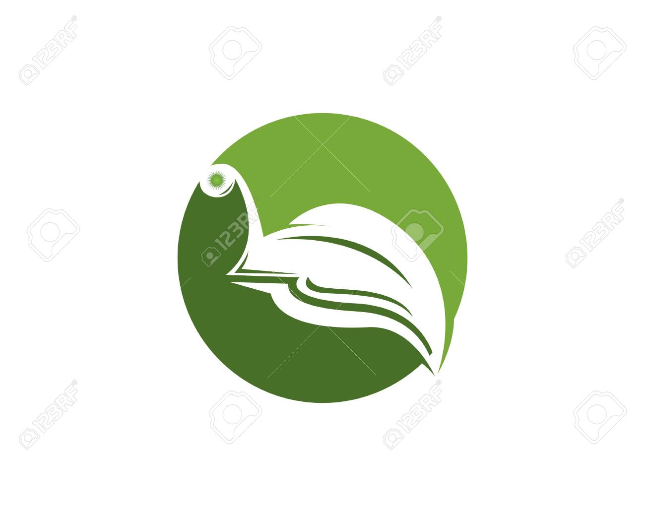 snail in leaf logo