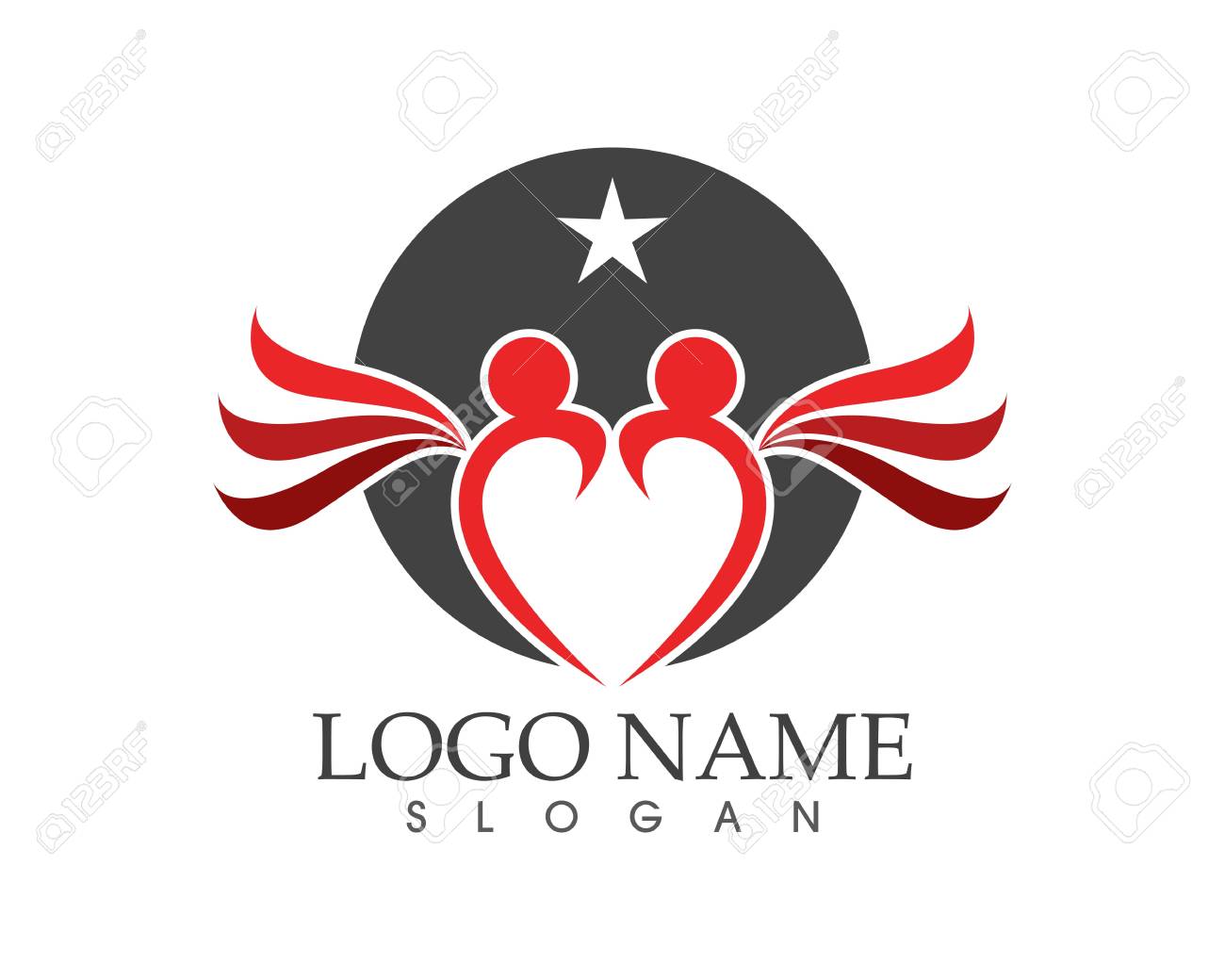 love people logo design