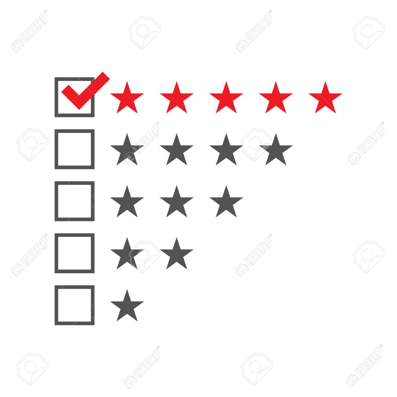 five star rating template