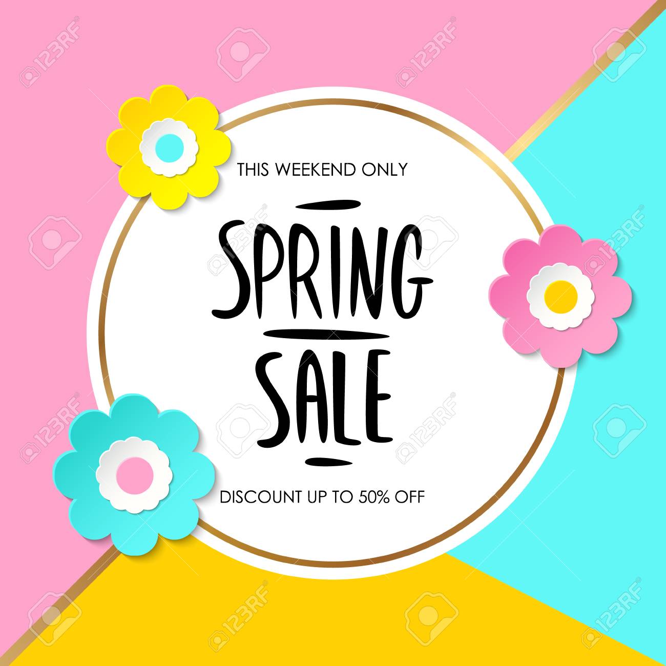 spring sale sign