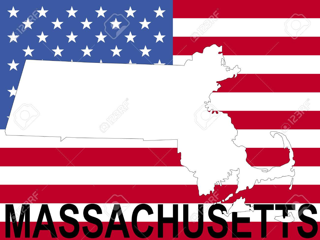 アメリカの国旗のイラストにマサチューセッツ州の地図 の写真素材 画像素材 Image アメリカの国旗のイラストにマサチューセッツ州の地図 の写真素材 画像素材 Image