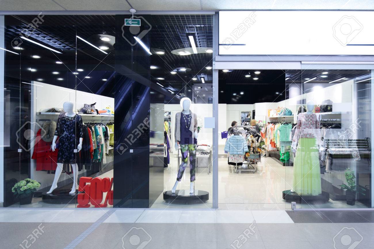 bright and fashionable window of modern european store - 32339818 bright and fashionable window of modern european store - 32339818