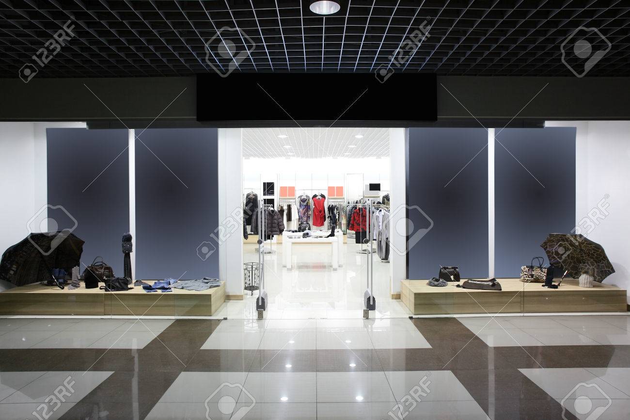 bright and fashionable window of modern european store - 34259585 bright and fashionable window of modern european store - 34259585