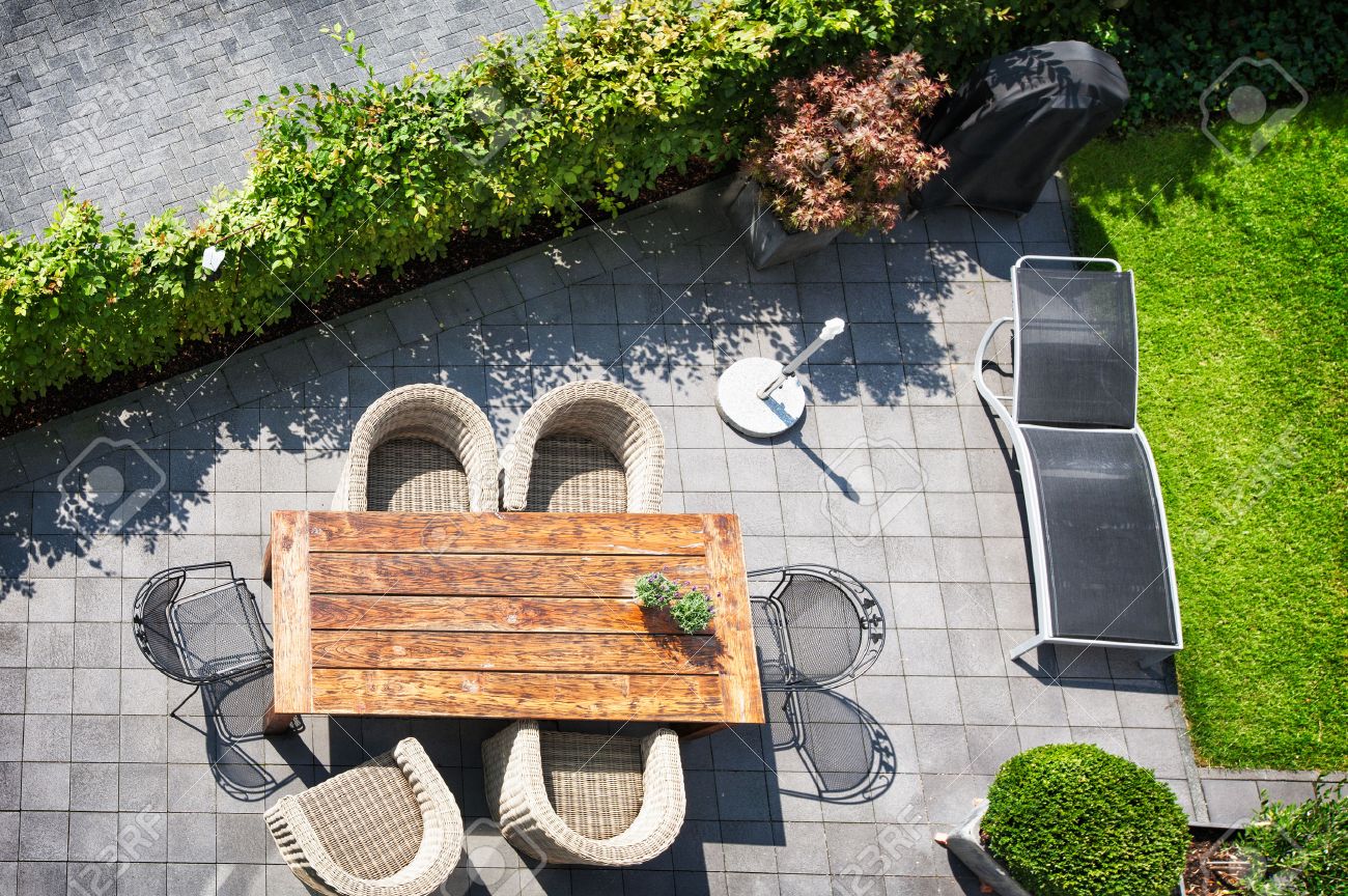 Garden Furniture Top View garden furniture stock photos & pictures. royalty free garden Garden Furniture Top View garden furniture stock photos & pictures. royalty free garden