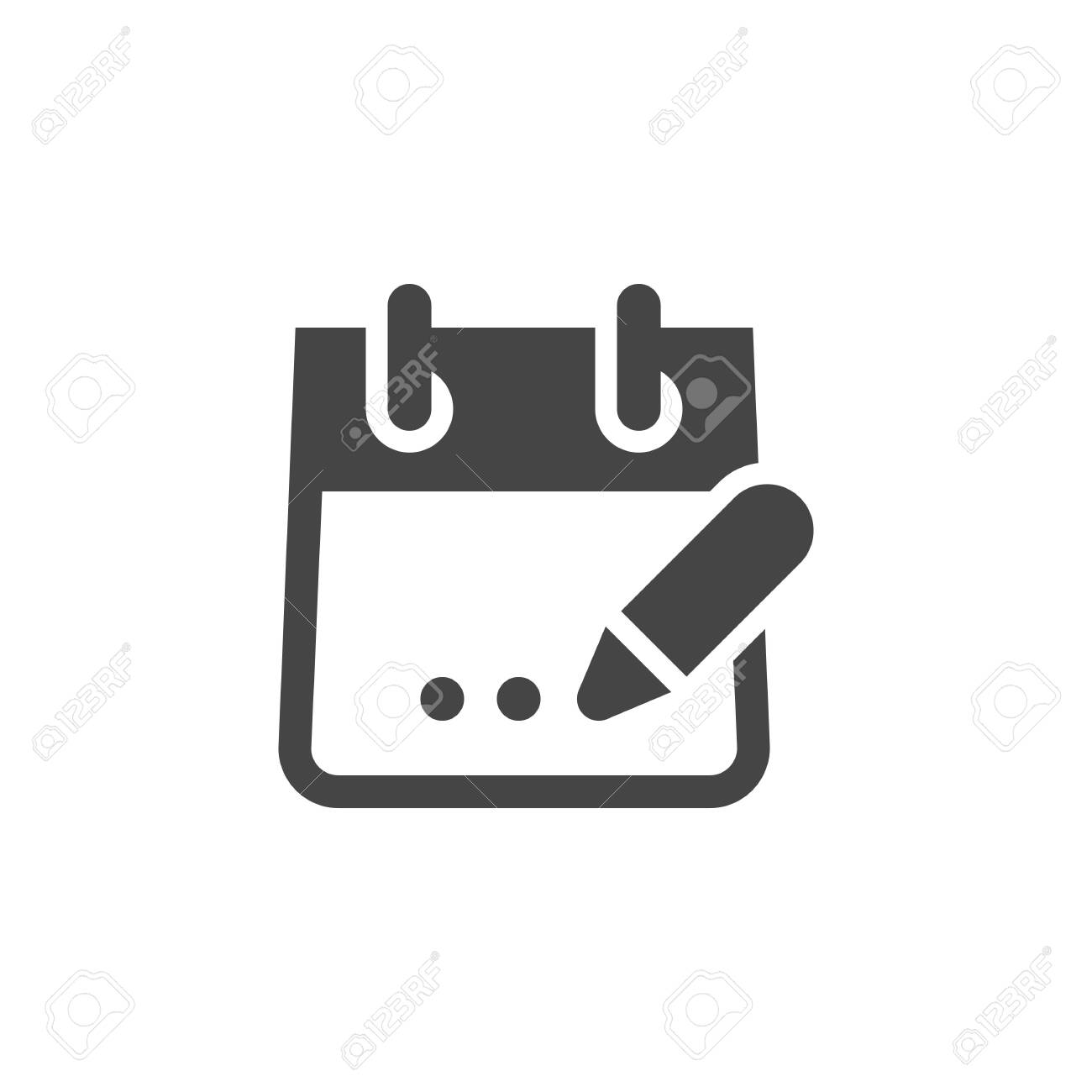 Pencil It In Monochrome Flip Weekly Planner Appointments Notes To Do Lists