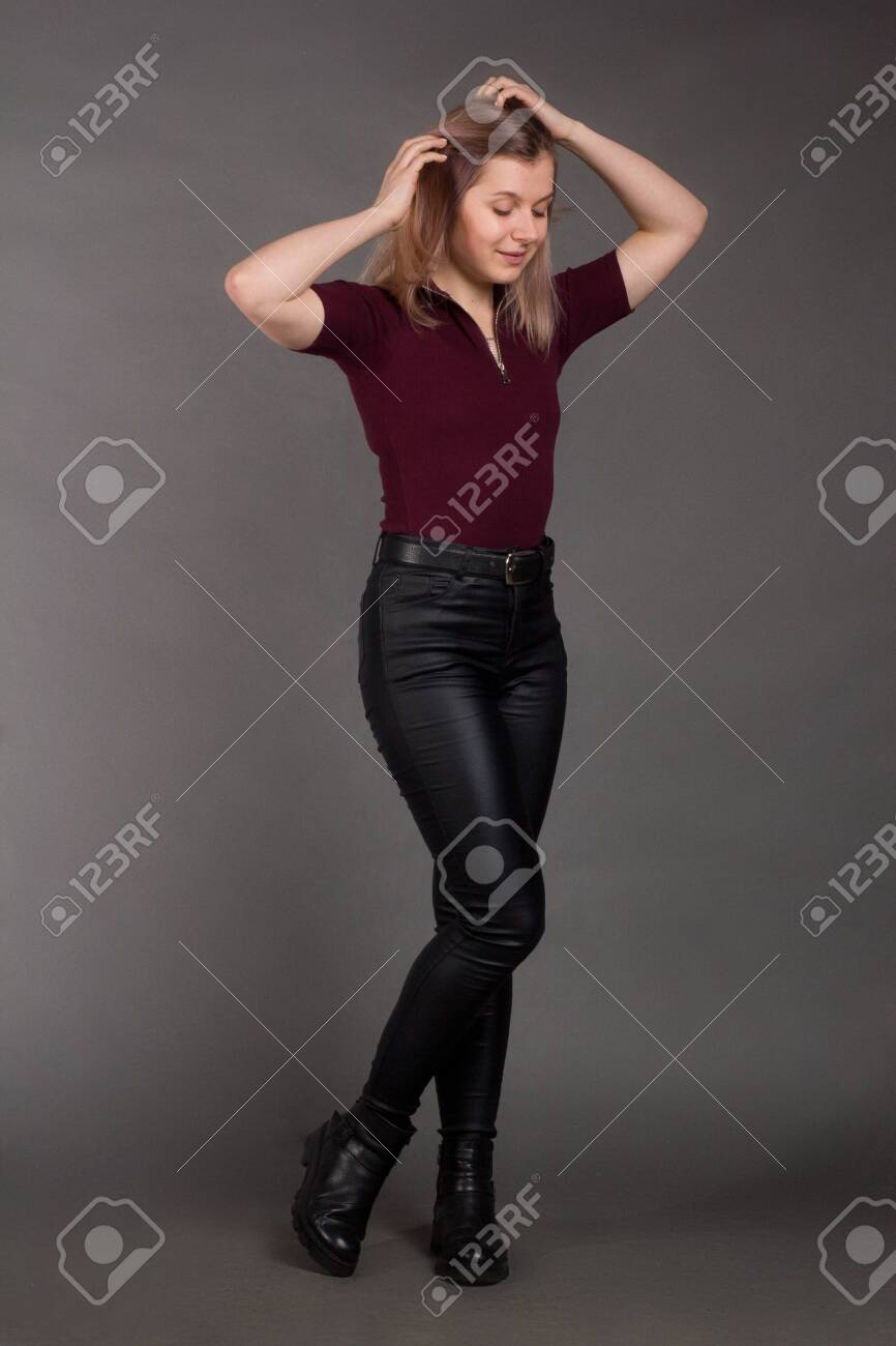 short leather trousers