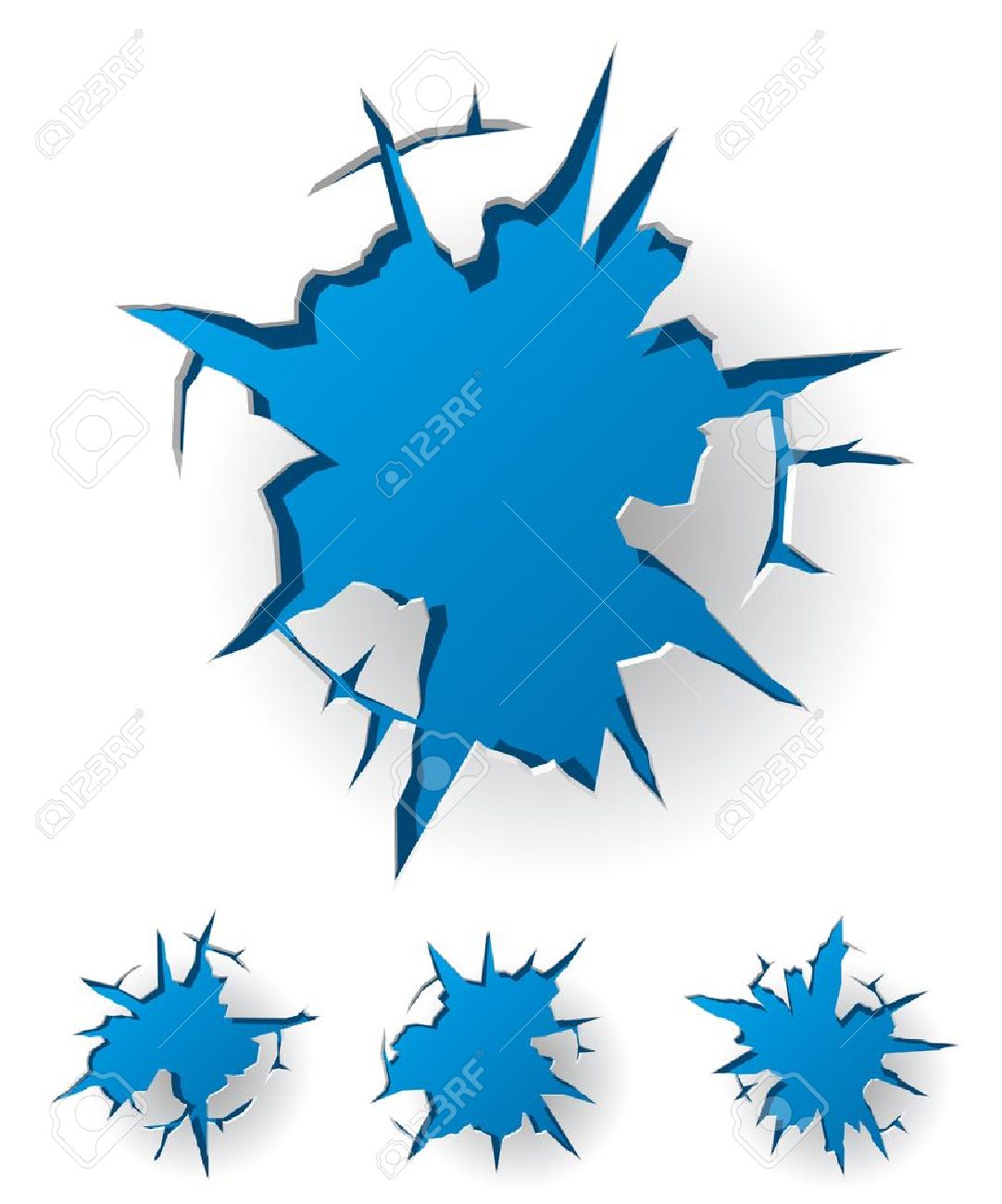 ホワイト ブルー ホールと背景を割った ベクトル イラストのイラスト素材 ベクタ Image ホワイト ブルー ホールと背景を割った ベクトル イラストのイラスト素材 ベクタ Image