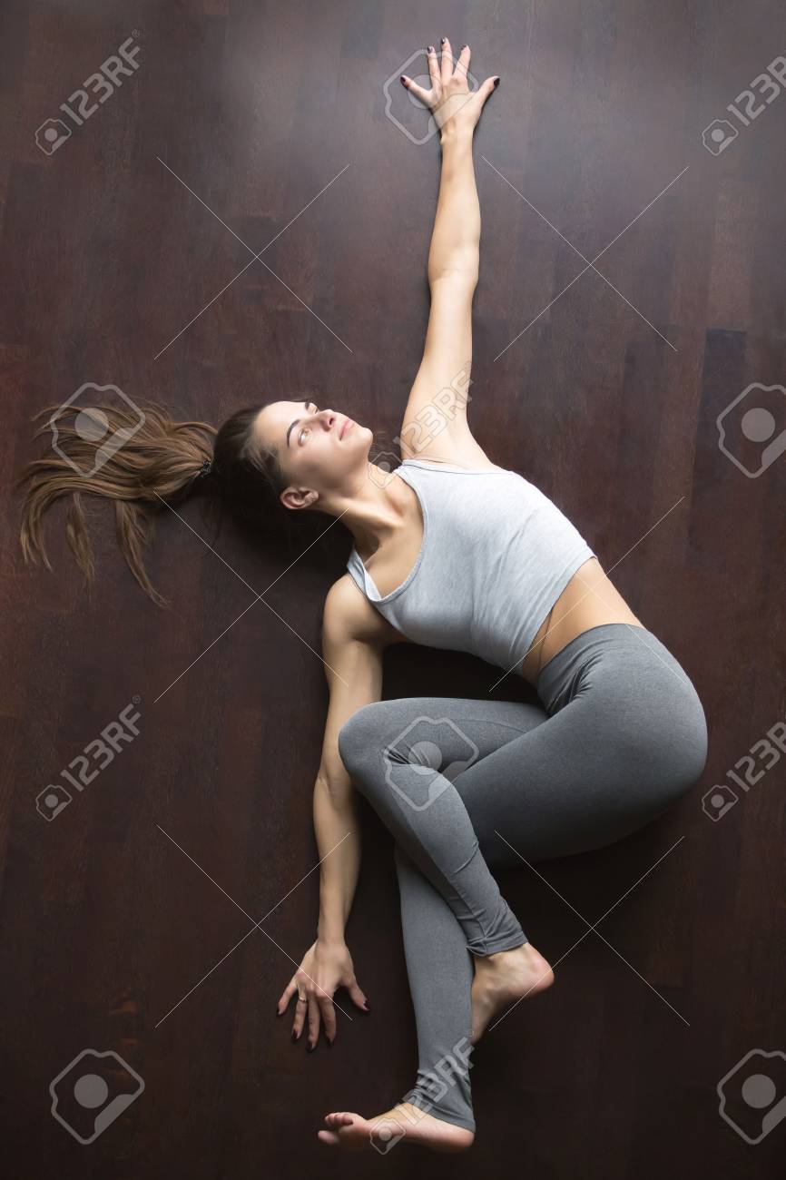Lying Eagle Pose Lying Eagle Pose
