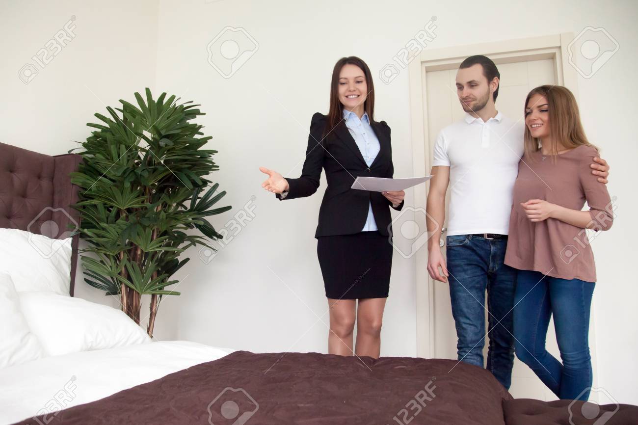 real estate agent couple