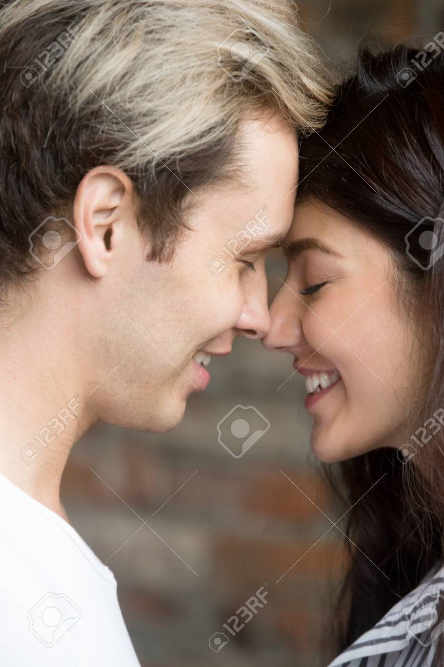 Beloved Husband And Wife Standing Face