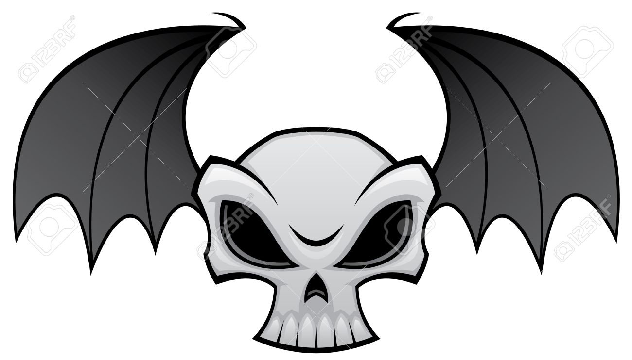 vector illustration of an angry skull with bat wings great for halloween decorations stock - Bat Halloween Decorations vector illustration of an angry skull with bat wings great for halloween decorations stock - Bat Halloween Decorations