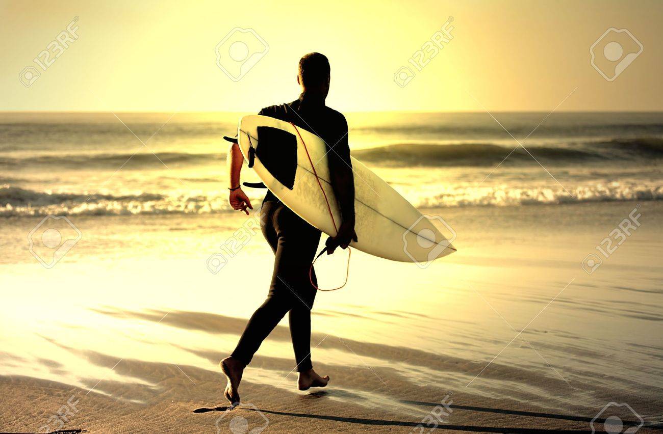 on running surfer