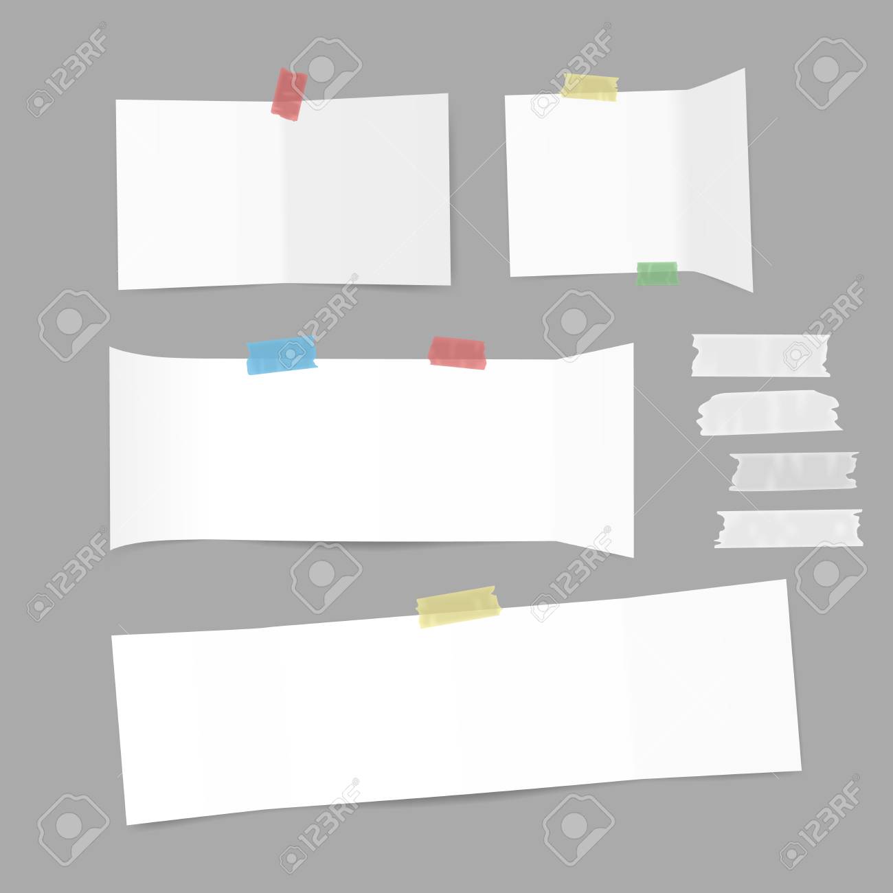 folded white flyer letter brochure leaflet paper with shadow letter folded