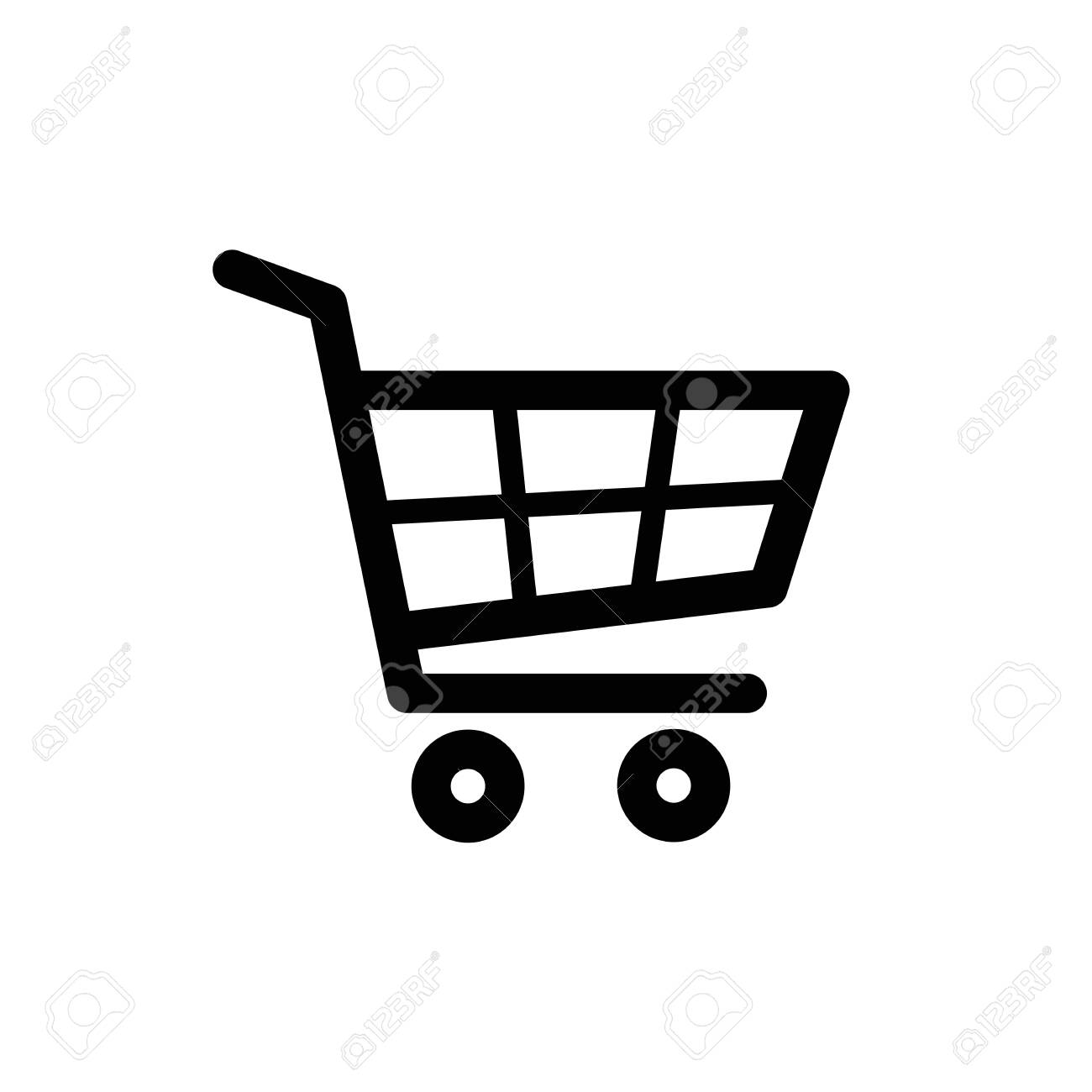 supermarket cart icon