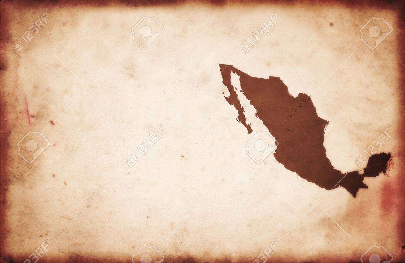 old vintage map of mexico stock photo picture and royalty free