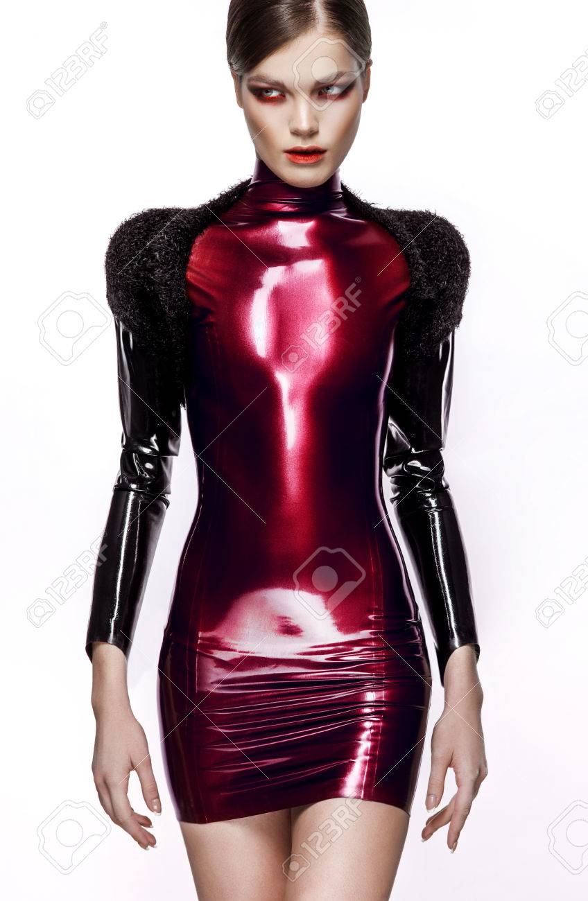 Sexy girl latex