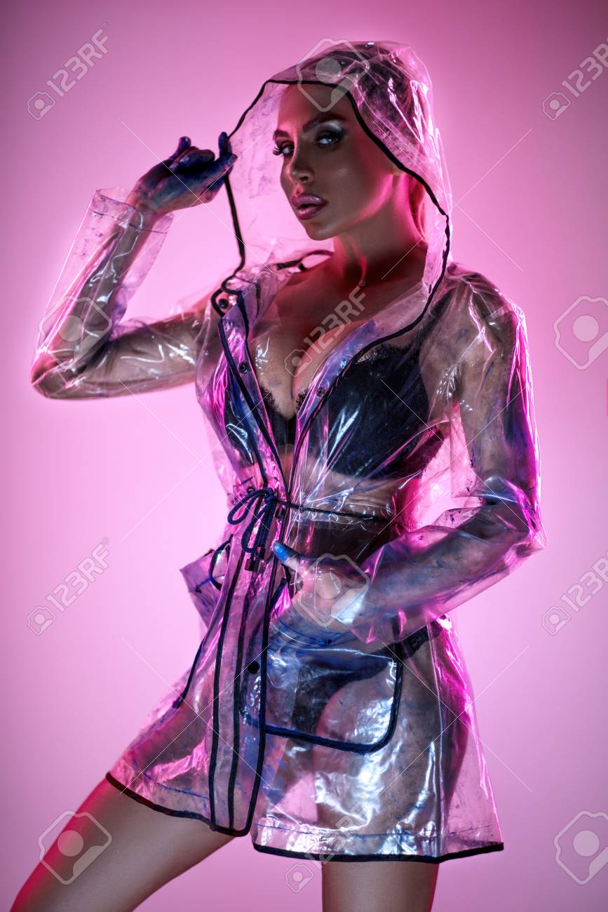 imper transparent femme