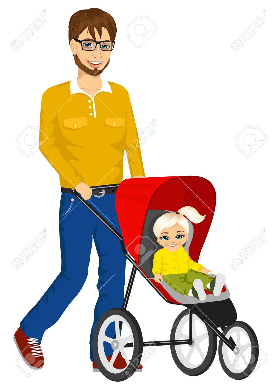 メガネかわいい女の子とベビーカーを押すとハンサムな単一ヒップスター父 のイラスト素材 ベクタ Image メガネかわいい女の子とベビーカーを押すとハンサムな単一ヒップスター父 のイラスト素材 ベクタ Image