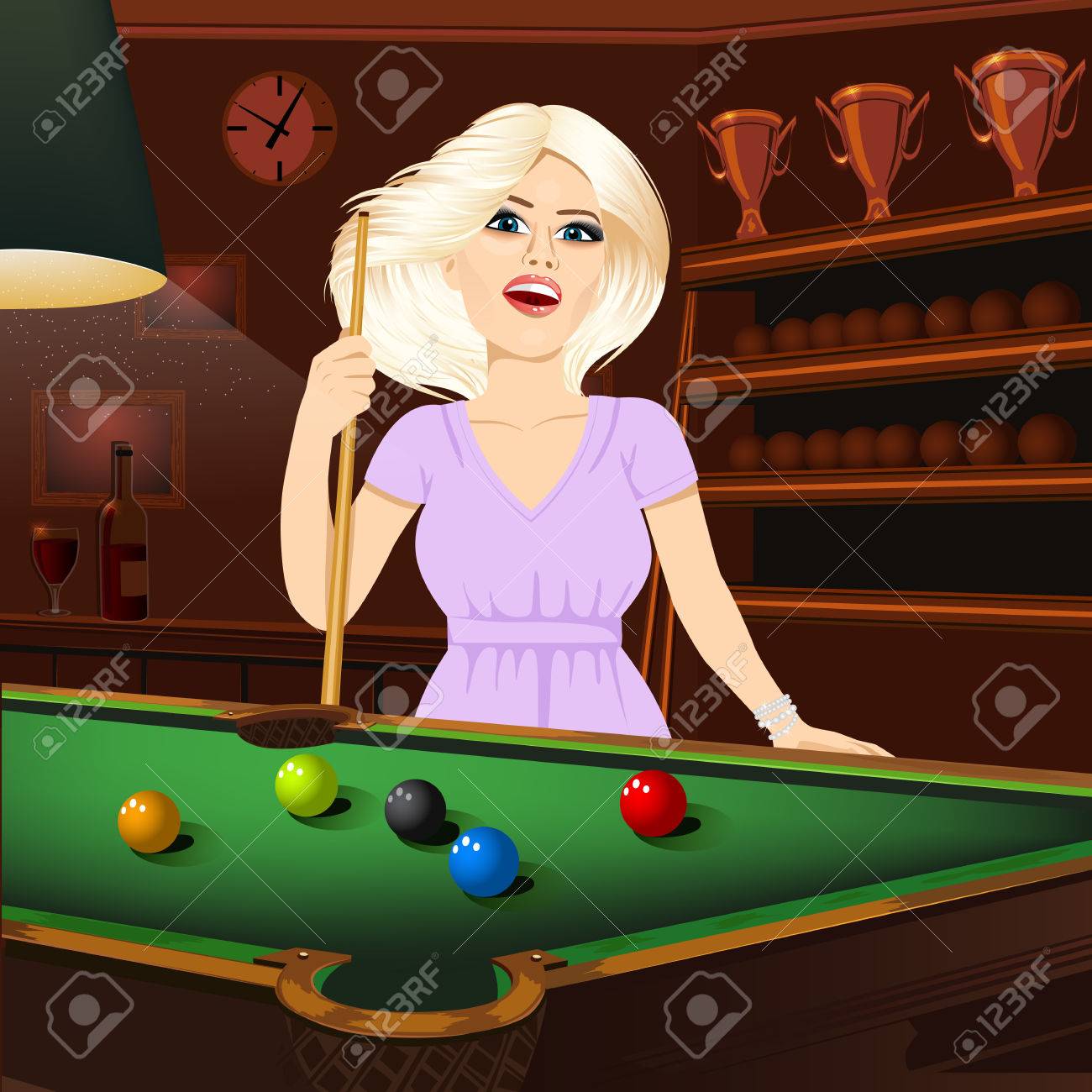 Red Light District Porn Site Blonde Pool Table Ii