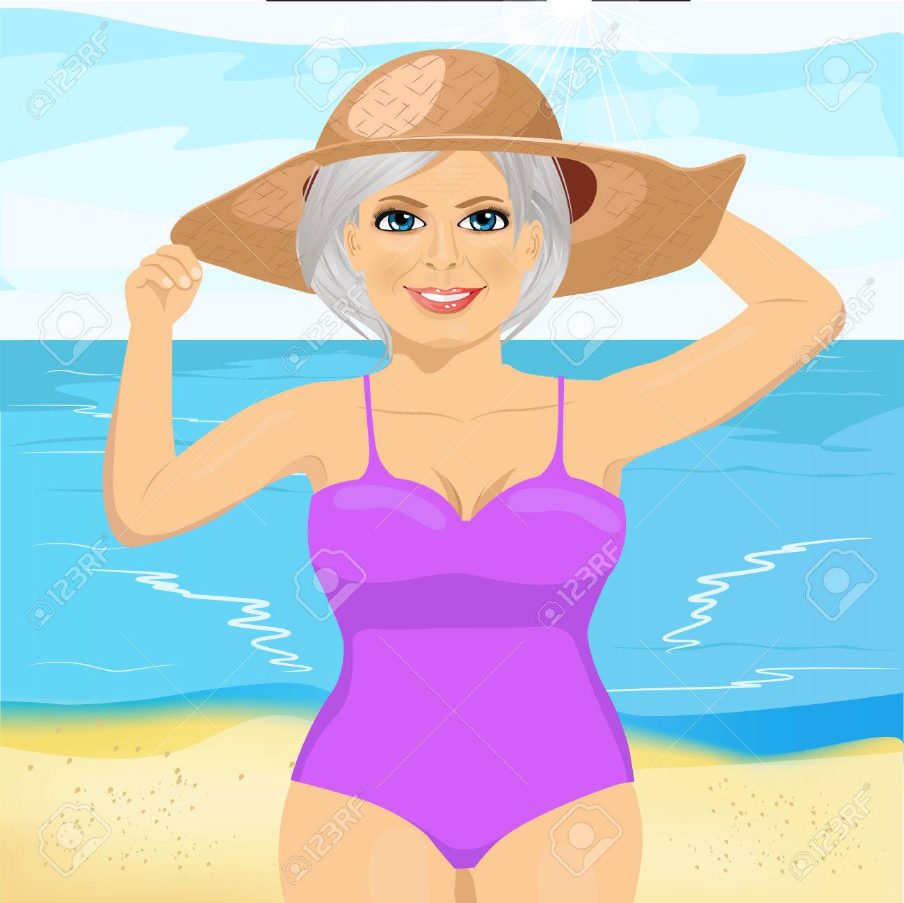 maillot de bain femme agee