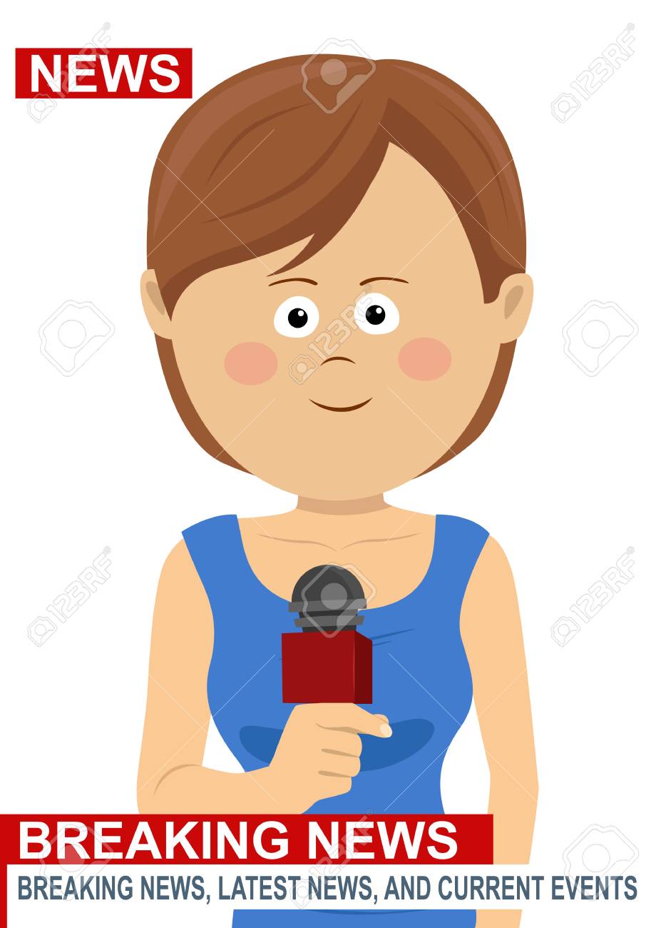 Female News Reporter Female News Reporter
