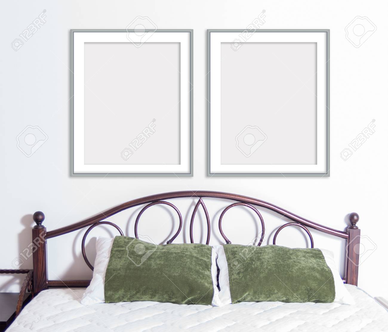 Download Narrow Frame 8x10 Mockup On The Wall In The Interior Minimalistic Stock Photo Picture And Royalty Free Image Image 97909124