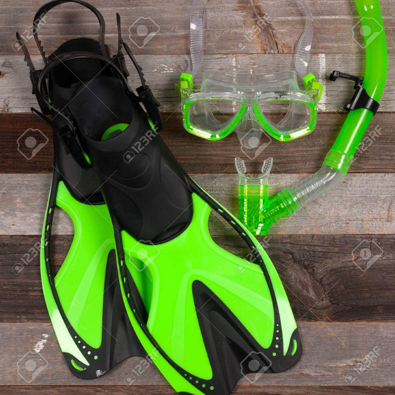 snorkelling equipment