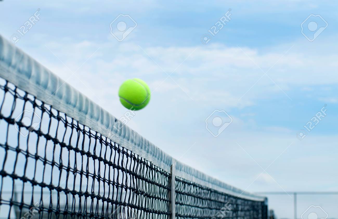 flying over ball