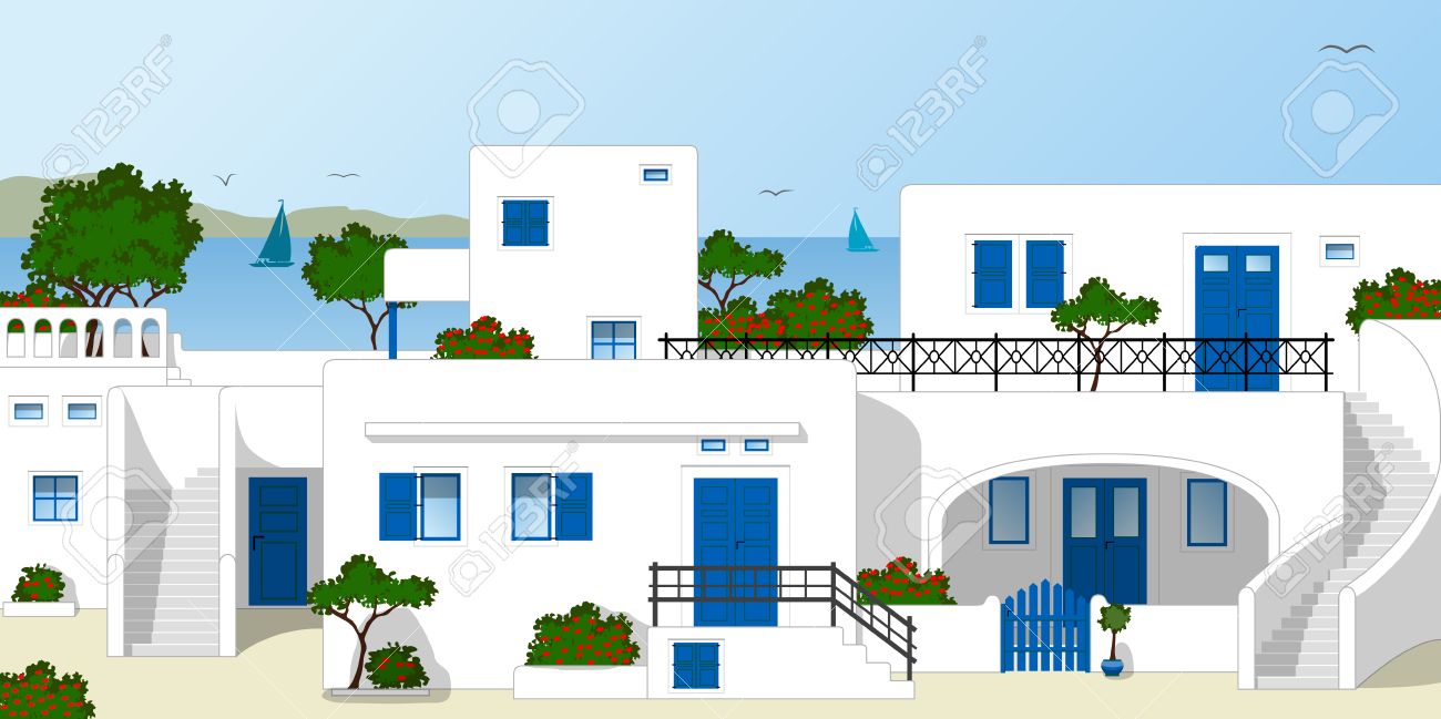 Traditional Greek Houses traditional greek houses royalty free cliparts, vectors, and stock Traditional Greek Houses traditional greek houses royalty free cliparts, vectors, and stock