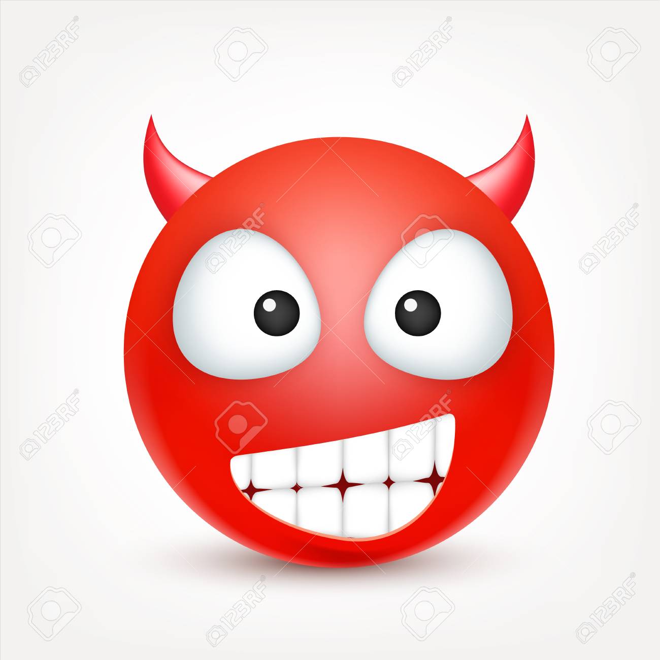 Smiley Emoticon Rotes Gesicht Mit Emotionen Gesichtsausdruck 3d Realistische Emoji Traurig Glucklich Wutende Gesichter Lustige Zeichentrickfigur Websymbol Vektor Illustration Lizenzfrei Nutzbare Vektorgrafiken Clip Arts Illustrationen