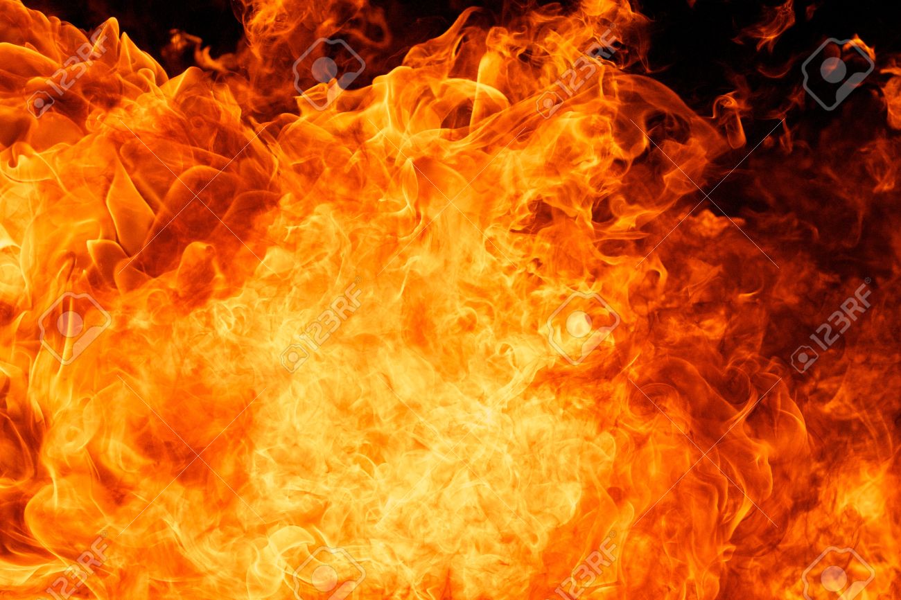 炎火の炎のテクスチャ背景 の写真素材 画像素材 Image