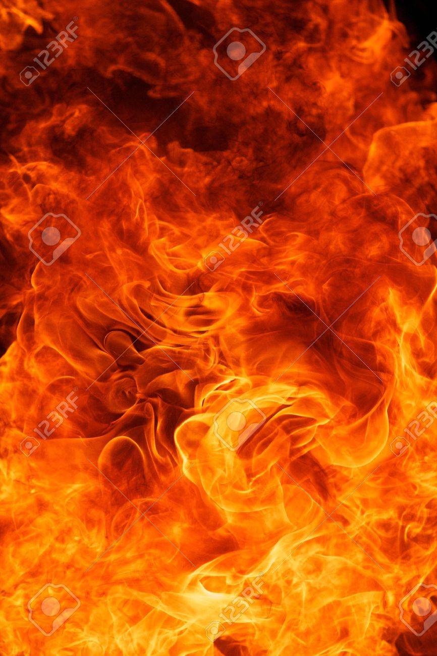 炎火の炎のテクスチャ背景 の写真素材 画像素材 Image