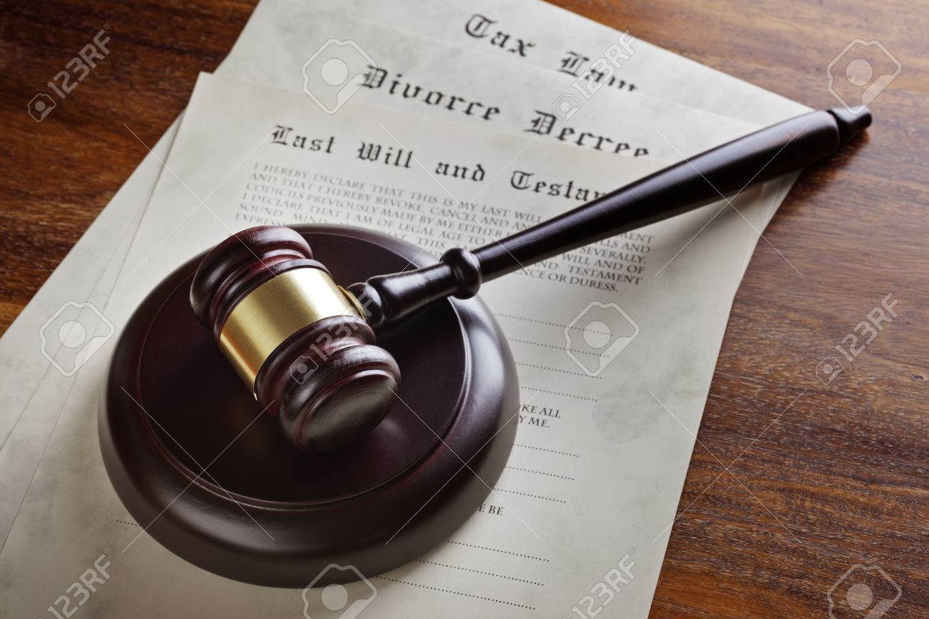 decree.. testament, and Gavel will divorce papers and legal last and and will legal papers divorce testament, Gavel decree.. last