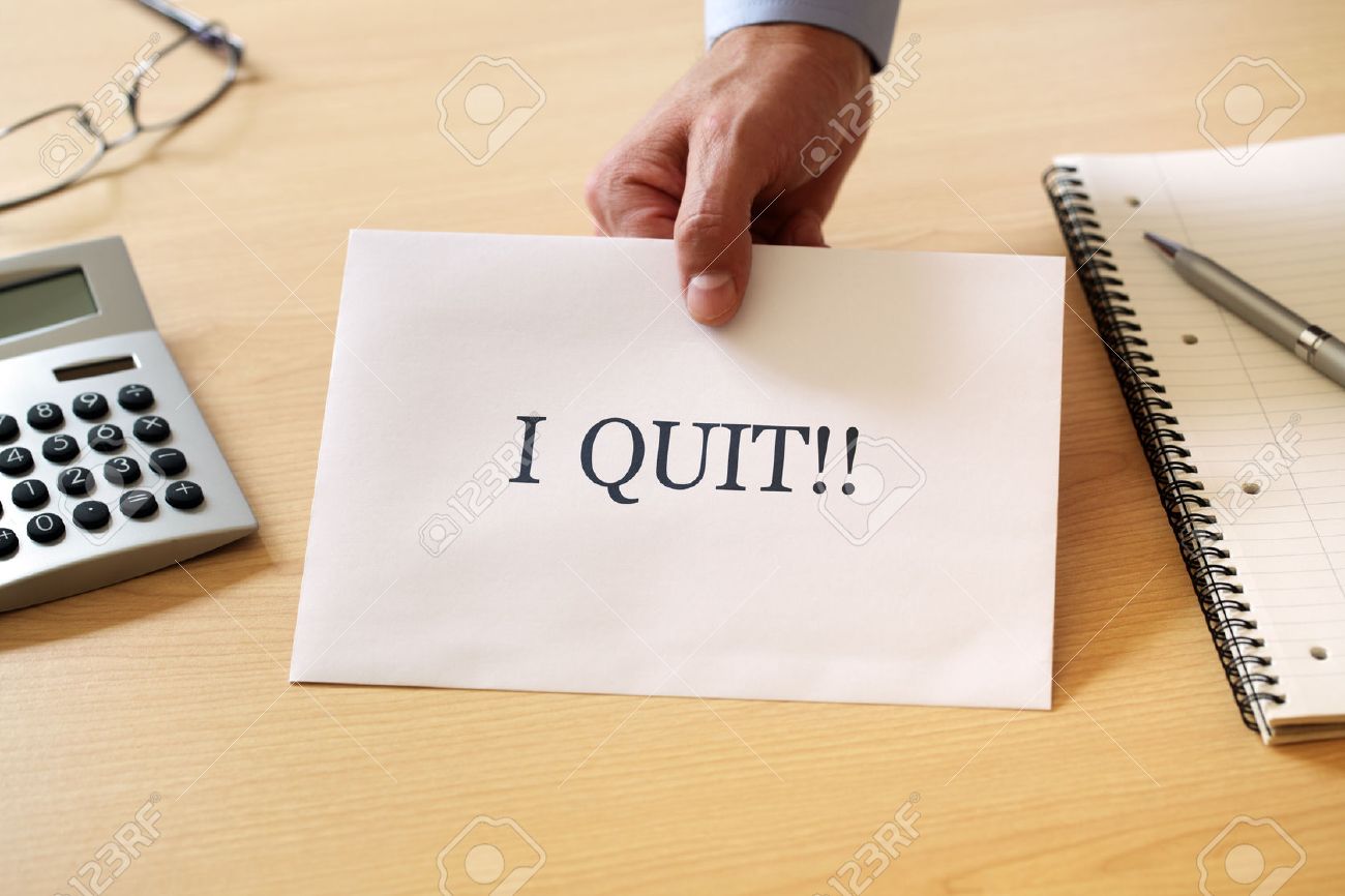 resign