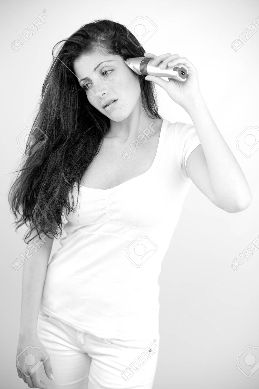 Frauen lange haare abrasieren