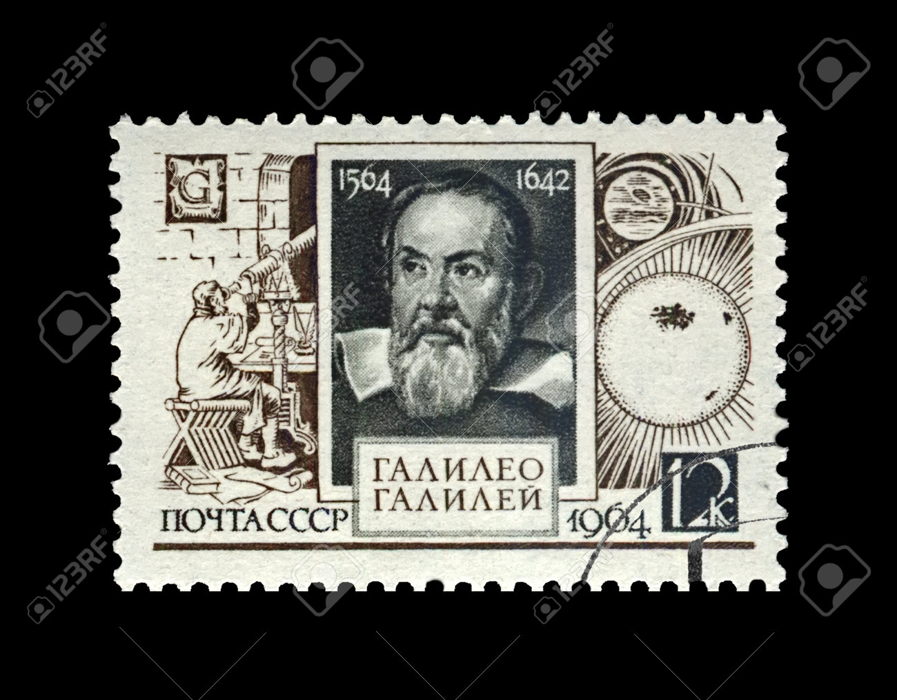 Galileo Galilei 1564 1642 Famous Italian Astronomer Physicist Stock Photo Picture And Royalty Free Image Image 114569566